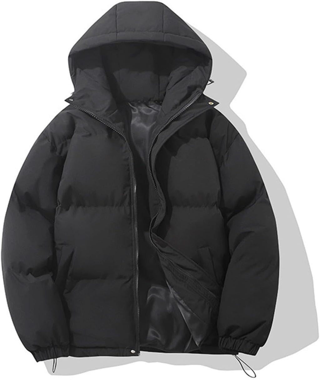 Yinguo Winter Coats for Women UK Quilted Down Puffer Jackets Ladies Lightweight Hoodies Waterproof Jacket Plus Size Slim Coat Warm Outwear Clothing