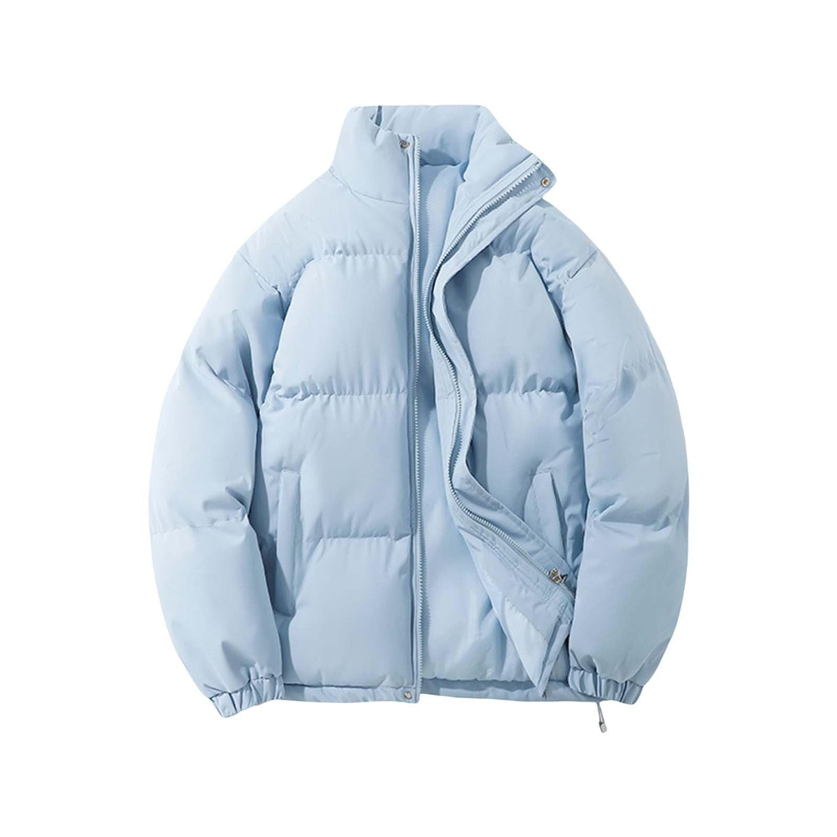 Yinguo Winter Coats for Women UK Quilted Down Puffer Jackets Ladies Lightweight Hoodies Waterproof Jacket Plus Size Slim Coat Warm Outwear Clothing