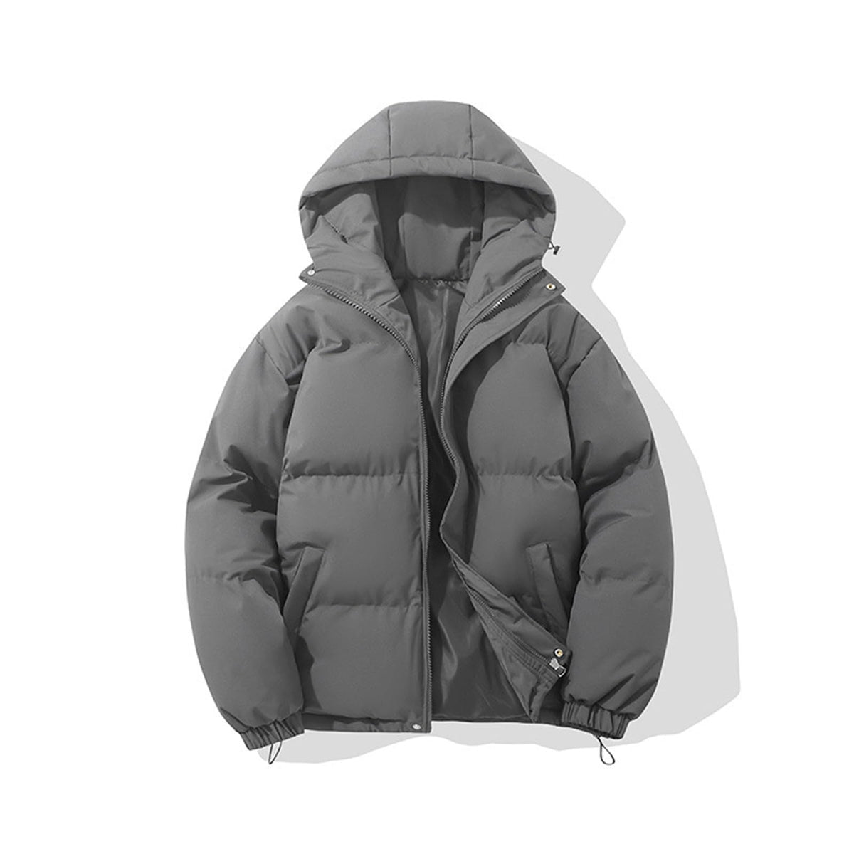 Yinguo Winter Coats for Women UK Quilted Down Puffer Jackets Ladies Lightweight Hoodies Waterproof Jacket Plus Size Slim Coat Warm Outwear Clothing
