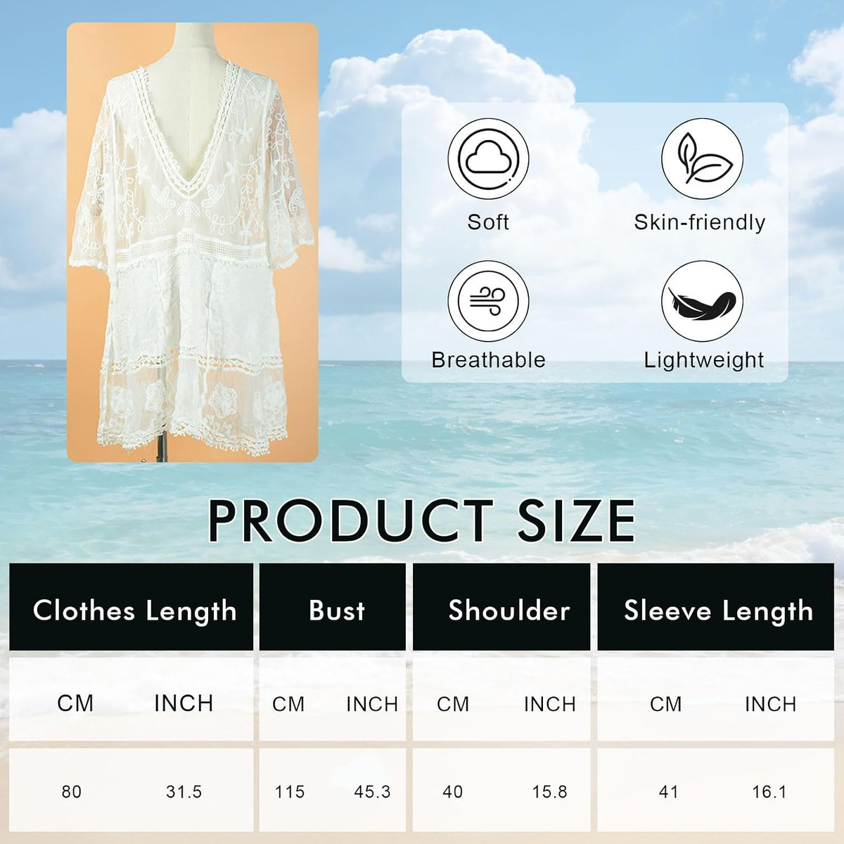 Beach Coverups for Women,Crochet Swimsuit Bikini Cover Ups Sexy Beach Dress Loose Sarongs for Women Beachwear