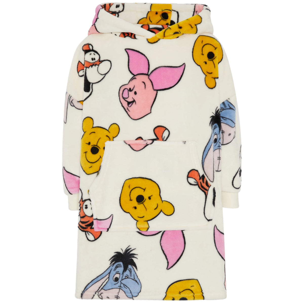 Winnie the Pooh, Eeyore, Piglet & Tigger Oversized Wearable Blanket Hoodie