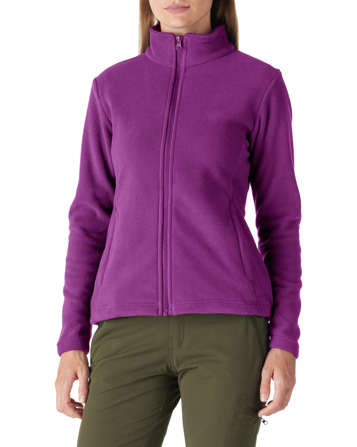 Outdoor Ventures Womens Fleece Jackets Ladies 220G Lightweight Warm Coat